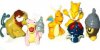 Pokemon oder/und Digimon - 6 Minifiguren