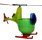 1998 Unglaublich variable Steckmobile - Helicopter grün + BPZ