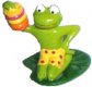 1997 Frosch mit Burger