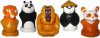 Kung Fu Panda 3 - 10 Figuren - Satz + 4 BPZ