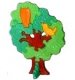 1994 Buntes Bäume-Puzzle - Eulenbaum 2 + BPZ