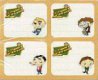 Funny Students - Buchetiketten Set 2