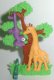 1995 Afrika Puzzle - Giraffe und Affe