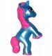 Unicorns - Einhorn blau-pink 1 + BPZ