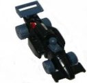 1990 Formel 1 - Rennauto schwarz - Modell 3b