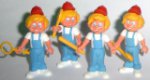 1986 Ferrero Werbefigur - 4 Figuren SATZ