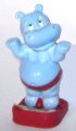1990 Fitness Hippos - Happy Hippo