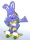 Ostern 2001 - Hase mit Skateboard