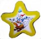2001 Weihnachtsstern - 4er Metalldose gelb