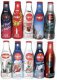 Coca Cola 100 Jahre - Alu Sammel Flaschen kpl. - Orig. befüllt