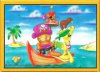 Garfield - Puzzle 1998 - Piratenschiff