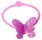Schmetterlings-Armbänder - rosa pink