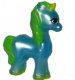 Unicorns - Einhorn blau-grün 2 + BPZ