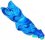 Dragon force - Drachen Armband blau