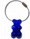 Goldbär - Schlüsselanhänger blau