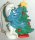 Schlümpfe Schleich 1981 - Weihnachtsschlumpf mit Baum
