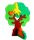 1994 Buntes Bäume-Puzzle - Igelbaum 1