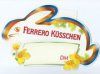 Ferrero Küsschen - PAH - Preis in DM