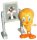 1991 Looney Tunes - Tweety mit Tafel - Vari