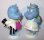 1999 Hippo Hochzeit - Magnet Kusspuppen + BPZ