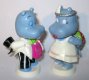 1999 Hippo Hochzeit - Magnet - Kusspuppen + BPZ