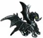 Dragons 1 - Drache 2 silber-schwarz