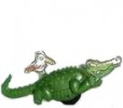 Das lustige Tierrennen - Krokodil mit Vogel 2