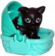 Infinimix Sweet Puppies - Katze schwarz im Korb