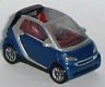 2008 Smart Fortwo blau - Dach offen