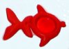 Unterwasserwelt Lupen - roter Fisch