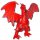 Dragons 1 - Drache 6 rot