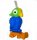 Flying Brushes - Grüner Papagei mit BPZ