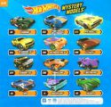 Mattel - BPZ 2016 Hot Wheels - Mystery Models