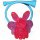 Fairies Welt - Armband mit Kristalltier - Hase pink + BPZ