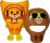 2018 emoji Doubleface - Affe und Löwe