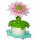 Water Growing Flowers - Blume rosa mit BPZ