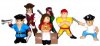 Meistermarken - Piraten - 6 Figuren SATZ + 2 BPZ