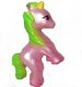 Unicorns - Einhorn rosa-grün 1 + BPZ