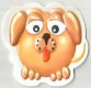 Kuck - Funny 3D Sticker - Hund