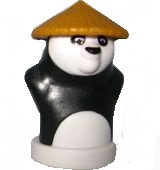 Kung Fu Panda 3 - Po mit Hut - Stempel - zum Schließen ins Bild klicken
