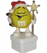 Yellow als Weihnachtssänger mit Stern - zum Schließen ins Bild klicken