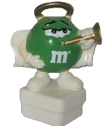 Green als Weihnachtsengel - zum Schließen ins Bild klicken