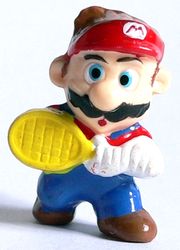 1996 Super Mario 2 - Mario mit Tennisschläger - zum Schließen ins Bild klicken