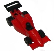 1990 Formel 1 - Rennauto rot - Modell 4b - zum Schließen ins Bild klicken