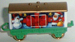 1999 Weihnachts-Zug - Waggon Schneemann - zum Schließen ins Bild klicken