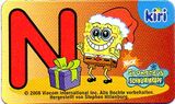 Kiri - Buchstaben-Magnete - SpongeBob N - zum Schließen ins Bild klicken
