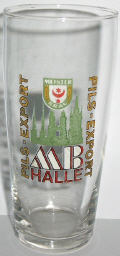 Bierglas - MB Halle - Pils-Export - zum Schließen ins Bild klicken