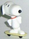 Bip Snoopy - mit Skateboard - zum Schließen ins Bild klicken