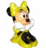 Minnie Mouse - Figur 2 gelb - zum Schließen ins Bild klicken