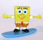 SpongeBob - SpongeBob als Surfer - zum Schließen ins Bild klicken